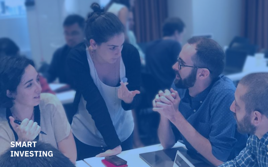 During a 3-day Data Science Cohort workshop in New York, UNICEF Innovation Data Scientist, Elisa Omodei mentors startups working on Data Science solutions.