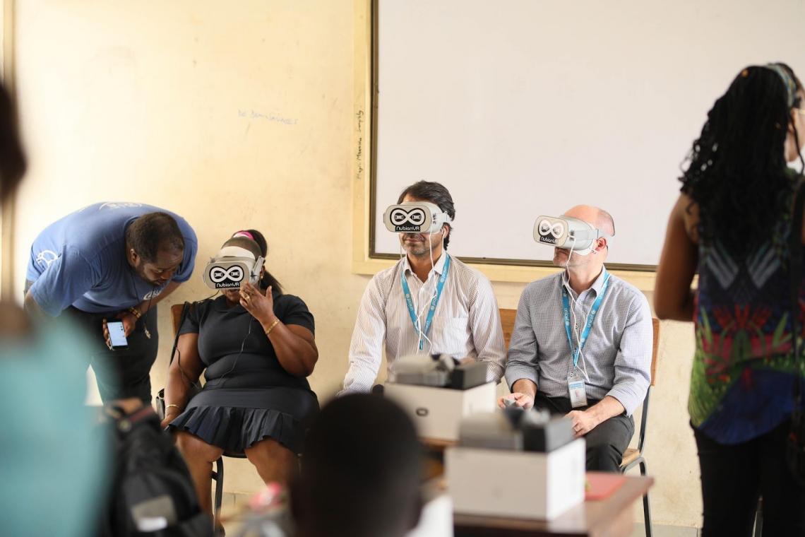  UNICEF Ghana staff going through the Basic Electronic Workshop organised by NubianVR