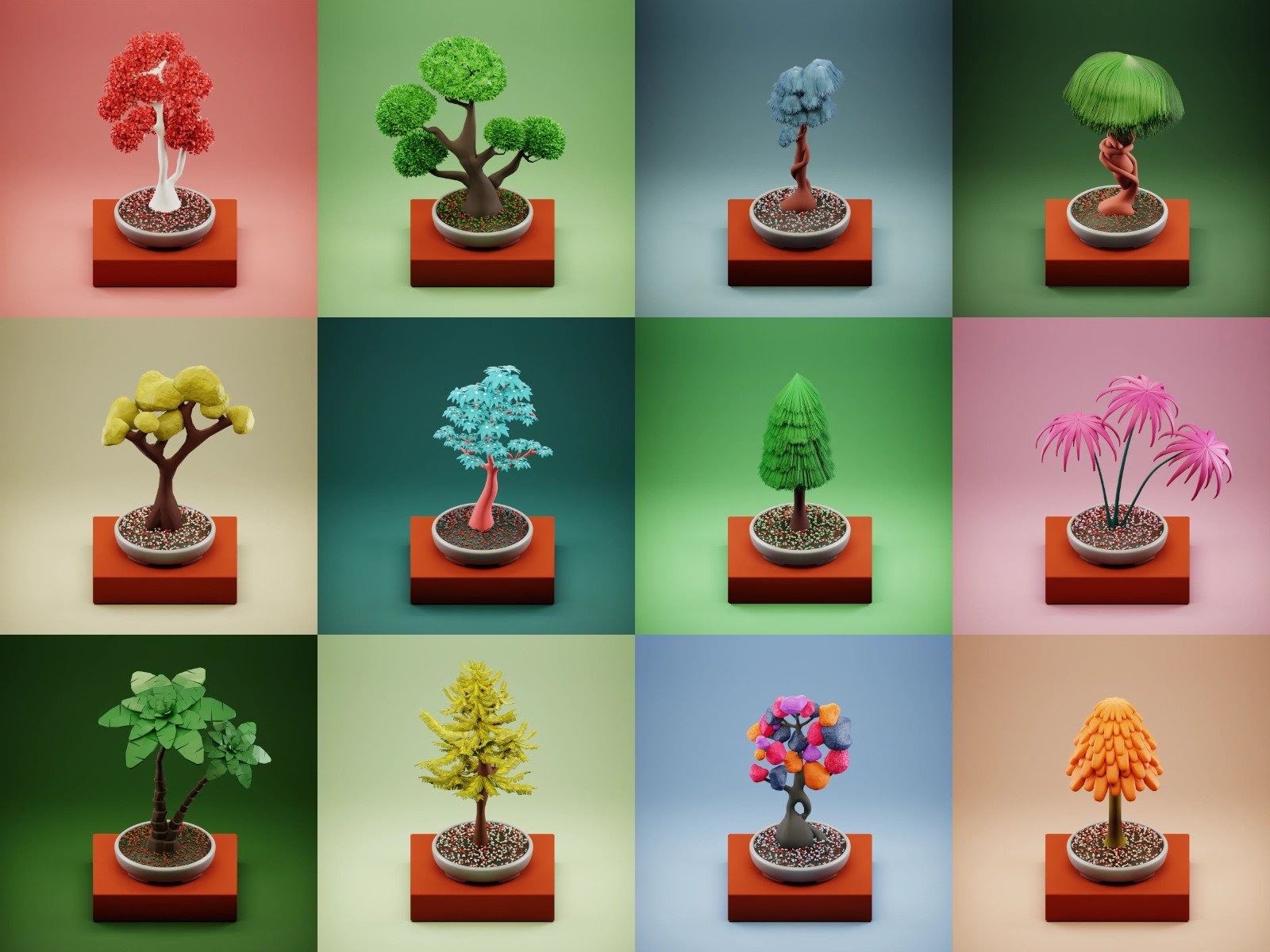 Animated trees