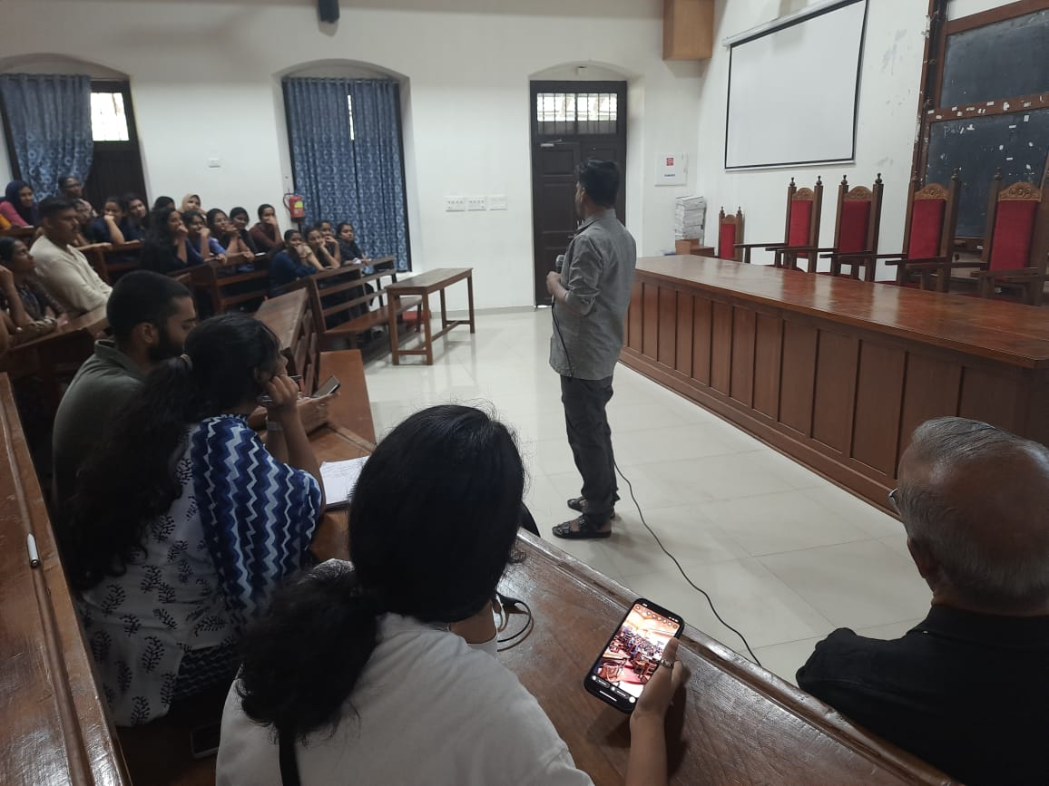 Equinoct conducts training with students at local university.