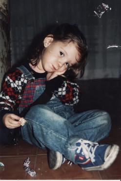 Candela as a baby
