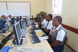 Students in Namibia 