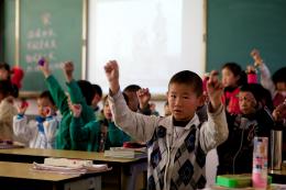 A lesson at a school which implements Social Emotional Learning method,