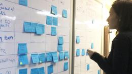 Columns and rows and post-its: Sunita and team attack disorder to launch the fund