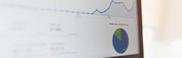 Screen displaying a graph 