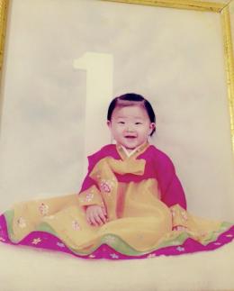 Halim as a baby