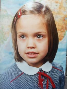 Kati as a child