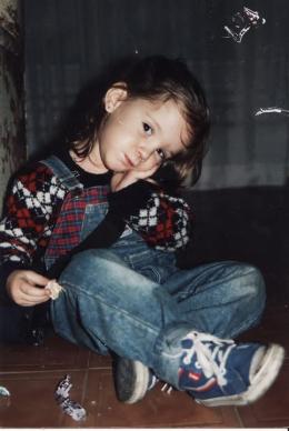 Candela as a baby
